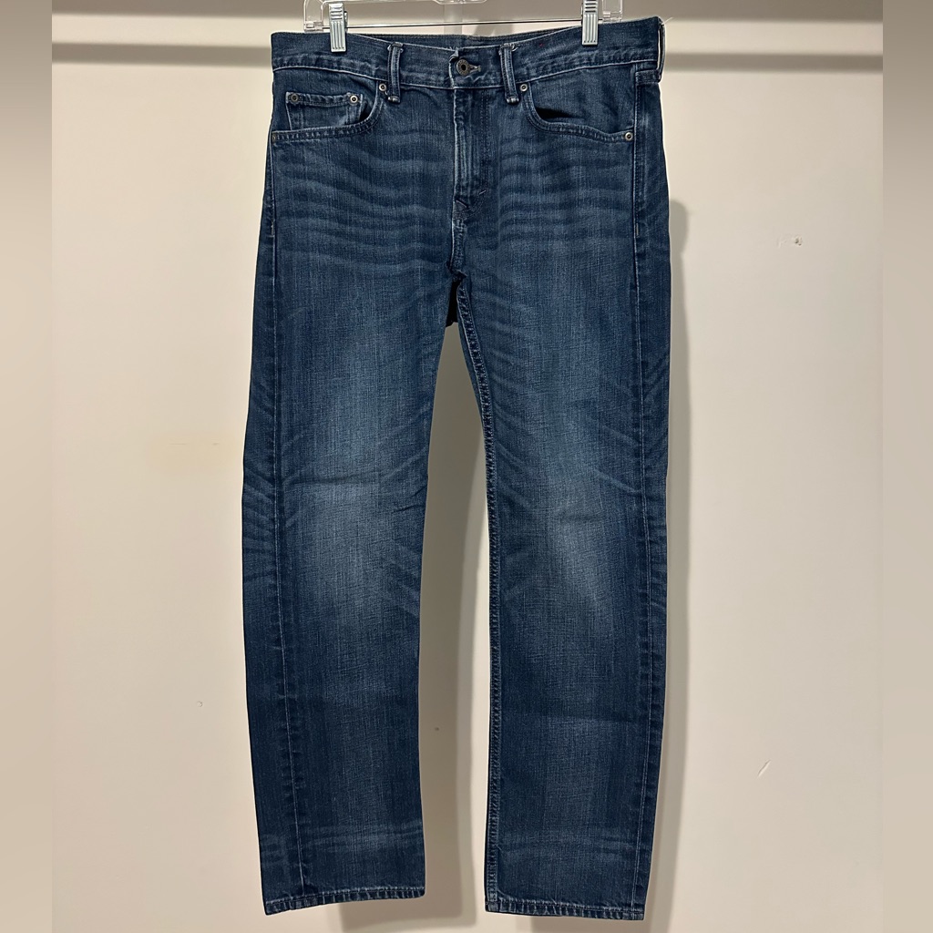 Mens Banana Republic  Relaxed Slim Fit Blue Jeans Brand New Condition